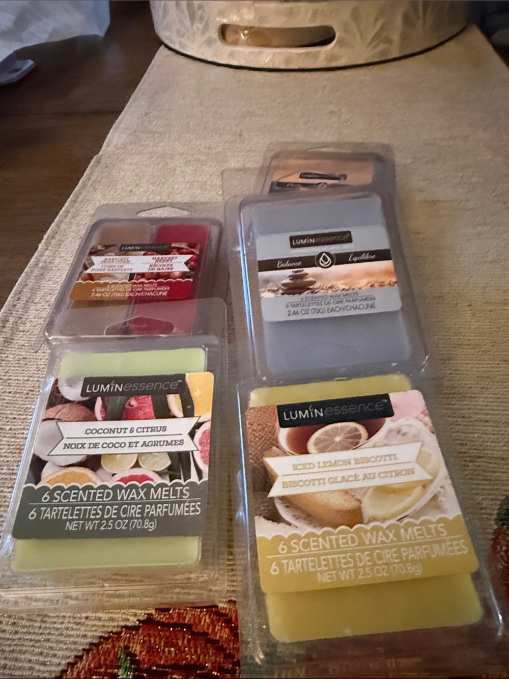 Luminess wax melts. 12 variety pack for $8 mix and match.